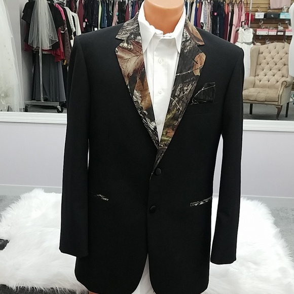 camo tux jacket